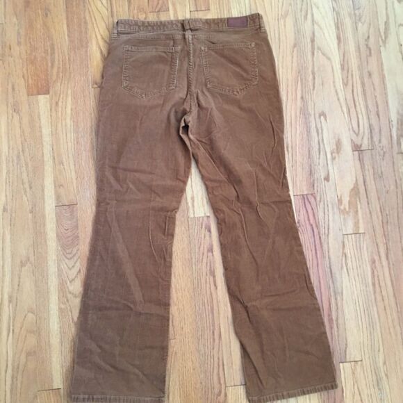 Lands End Mid Rise Bootcut Brown Corduroy Pants | Size 12 - Picture 6 of 6